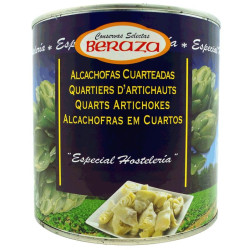 ALCACHOFAS CUARTEADAS 6/3Kg